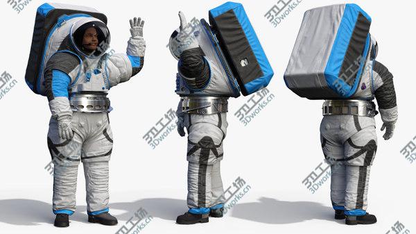images/goods_img/20210312/Astronaut Wearing xEMU Greetings Pose 3D model/2.jpg